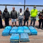 Cuatro personas de nacionalidad venezolana capturadas en el operativo.